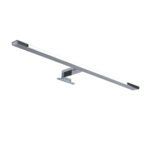 GLOBOSTAR® NINA 60422 Μοντέρνο Φωτιστικό Τοίχου - Απλίκα Καθρέπτη Μπάνιου LED 12W 1400lm 120° AC 220-240V IP44 Φυσικό Λευκό 4500K - Lumileds SMD Chip & TÜV SÜD Driver - Νίκελ Χρώμιο - Μ60 x Π10.5 x Υ4cm - 3 Χρόνια Εγγύηση - Image 3