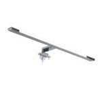 GLOBOSTAR® NINA 60422 Μοντέρνο Φωτιστικό Τοίχου - Απλίκα Καθρέπτη Μπάνιου LED 12W 1400lm 120° AC 220-240V IP44 Φυσικό Λευκό 4500K - Lumileds SMD Chip & TÜV SÜD Driver - Νίκελ Χρώμιο - Μ60 x Π10.5 x Υ4cm - 3 Χρόνια Εγγύηση - Image 5