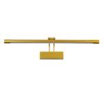 GLOBOSTAR® LAURA 60425 Μοντέρνο Φωτιστικό Τοίχου - Απλίκα Καθρέπτη Μπάνιου LED 12W 1400lm 120° AC 220-240V IP44 Φυσικό Λευκό 4500K - Lumileds SMD Chip & TÜV SÜD Driver - Χρυσό Βούρτσας - Μ60 x Π27 x Υ13cm - 3 Χρόνια Εγγύηση - Image 4