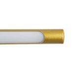 GLOBOSTAR® LAURA 60425 Μοντέρνο Φωτιστικό Τοίχου - Απλίκα Καθρέπτη Μπάνιου LED 12W 1400lm 120° AC 220-240V IP44 Φυσικό Λευκό 4500K - Lumileds SMD Chip & TÜV SÜD Driver - Χρυσό Βούρτσας - Μ60 x Π27 x Υ13cm - 3 Χρόνια Εγγύηση - Image 8