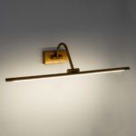 GLOBOSTAR® MIRA 60435 Μοντέρνο Φωτιστικό Τοίχου - Απλίκα Καθρέπτη Μπάνιου LED 12W 1400lm 120° AC 220-240V IP44 Φυσικό Λευκό 4500K - Lumileds SMD Chip & TÜV SÜD Driver - Χάλκινο - Μ60 x Π20 x Υ13cm - 3 Χρόνια Εγγύηση - Image 10