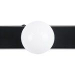 GLOBOSTAR® BELLA 60452 Μοντέρνο Φωτιστικό Τοίχου - Απλίκα Καθρέπτη Μπάνιου LED 18W 2052lm 300° AC 220-240V IP44 Φυσικό Λευκό 4500K - Bridgelux COB Chip & TÜV SÜD Driver - Μαύρο Ματ & Λευκό - Μ70 x Π11 x Υ6cm - 3 Χρόνια Εγγύηση - Image 7