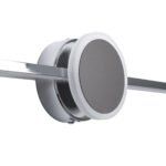 GLOBOSTAR® OPAL 60455 Μοντέρνο Φωτιστικό Τοίχου - Απλίκα Καθρέπτη Μπάνιου LED 14W 1600lm 180° AC 220-240V IP44 Φυσικό Λευκό 4500K - Lumileds SMD Chip & TÜV SÜD Driver - Νίκελ Χρώμιο - Μ60 x Π6 x Υ10cm - 3 Χρόνια Εγγύηση - Image 6