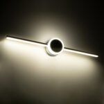 GLOBOSTAR® OPAL 60455 Μοντέρνο Φωτιστικό Τοίχου - Απλίκα Καθρέπτη Μπάνιου LED 14W 1600lm 180° AC 220-240V IP44 Φυσικό Λευκό 4500K - Lumileds SMD Chip & TÜV SÜD Driver - Νίκελ Χρώμιο - Μ60 x Π6 x Υ10cm - 3 Χρόνια Εγγύηση - Image 7