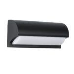 GLOBOSTAR® HORIZON 60693 Μοντέρνο Φωτιστικό Τοίχου - Απλίκα LED 15W 1575lm 120° AC 220-240V Αδιάβροχο IP65 Φυσικό Λευκό 4500K - Bridgelux SMD Chip - Μαύρο Ματ - Μ23.5 x Π11 x Υ10cm - 3 Χρόνια Εγγύηση - Image 2