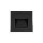 kelvo® STEPART KLV-101-0077 Χωνευτό Φωτιστικό Σκαλοπατιού / Διαδρόμου LED 3W 375lm 45° AC 220-240V Αδιάβροχο IP65 Θερμό Λευκό 2700K - Lumileds SMD Chip & TÜV SÜD Driver - Μαύρο Ματ - Μ8.5 x Π5 x Υ8.5cm / Q6.7 x 6.7cm - 5 Χρόνια Εγγύηση - Image 4