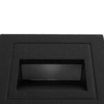 kelvo® STEPART KLV-101-0077 Χωνευτό Φωτιστικό Σκαλοπατιού / Διαδρόμου LED 3W 375lm 45° AC 220-240V Αδιάβροχο IP65 Θερμό Λευκό 2700K - Lumileds SMD Chip & TÜV SÜD Driver - Μαύρο Ματ - Μ8.5 x Π5 x Υ8.5cm / Q6.7 x 6.7cm - 5 Χρόνια Εγγύηση - Image 6