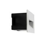 kelvo® STEPART KLV-101-0082 Χωνευτό Φωτιστικό Σκαλοπατιού / Διαδρόμου LED 3W 375lm 45° AC 220-240V Αδιάβροχο IP65 Θερμό Λευκό 2700K - Lumileds SMD Chip & TÜV SÜD Driver - Λευκό Ματ - Μ10.5 x Π4.5 x Υ6cm / Q9.1 x 4.5cm - 5 Χρόνια Εγγύηση - Image 5