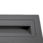 kelvo® STEPART KLV-101-0087 Χωνευτό Φωτιστικό Σκαλοπατιού / Διαδρόμου LED 4W 500lm 45° AC 220-240V Αδιάβροχο IP65 Θερμό Λευκό 2700K - Lumileds SMD Chip & TÜV SÜD Driver - Γκρι Ανθρακί Ματ - Μ21 x Π5.5 x Υ6.5cm / Q20.3 x 5.6cm - 5 Χρόνια Εγγύηση - Image 6