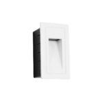 kelvo® STEPART KLV-101-0091 Χωνευτό Φωτιστικό Σκαλοπατιού / Διαδρόμου LED 3W 375lm 45° AC 220-240V Αδιάβροχο IP65 Θερμό Λευκό 2700K - Lumileds SMD Chip & TÜV SÜD Driver - Λευκό Ματ - Μ6 x Π5.5 x Υ10cm / Q5 x 9.6cm - 5 Χρόνια Εγγύηση - Image 3