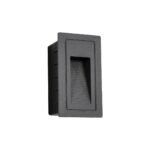 kelvo® STEPART KLV-101-0090 Χωνευτό Φωτιστικό Σκαλοπατιού / Διαδρόμου LED 3W 375lm 45° AC 220-240V Αδιάβροχο IP65 Θερμό Λευκό 2700K - Lumileds SMD Chip & TÜV SÜD Driver - Γκρι Ανθρακί Ματ - Μ6 x Π5.5 x Υ10cm / Q5 x 9.6cm - 5 Χρόνια Εγγύηση - Image 3