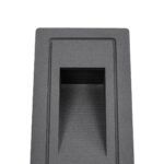 kelvo® STEPART KLV-101-0090 Χωνευτό Φωτιστικό Σκαλοπατιού / Διαδρόμου LED 3W 375lm 45° AC 220-240V Αδιάβροχο IP65 Θερμό Λευκό 2700K - Lumileds SMD Chip & TÜV SÜD Driver - Γκρι Ανθρακί Ματ - Μ6 x Π5.5 x Υ10cm / Q5 x 9.6cm - 5 Χρόνια Εγγύηση - Image 6