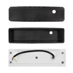 kelvo® STEPART KLV-101-0094 Χωνευτό Φωτιστικό Σκαλοπατιού / Διαδρόμου LED 3W 375lm 45° AC 220-240V Αδιάβροχο IP65 Θερμό Λευκό 2700K - Lumileds SMD Chip & TÜV SÜD Driver - Λευκό Ματ - Μ6.5 x Π6.5 x Υ21cm / Q5.4 x 18.9cm - 5 Χρόνια Εγγύηση - Image 7