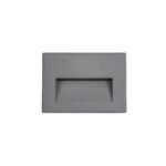 kelvo® STEPART KLV-101-0084 Χωνευτό Φωτιστικό Σκαλοπατιού / Διαδρόμου LED 3W 375lm 45° AC 220-240V Αδιάβροχο IP65 Θερμό Λευκό 2700K - Lumileds SMD Chip & TÜV SÜD Driver - Γκρι Ανθρακί Ματ - Μ11.5 x Π5.3 x Υ8.3cm / Q10.6 x 7.6cm - 5 Χρόνια Εγγύηση - Image 4