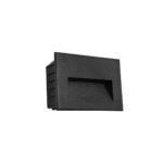 kelvo® STEPART KLV-101-0083 Χωνευτό Φωτιστικό Σκαλοπατιού / Διαδρόμου LED 3W 375lm 45° AC 220-240V Αδιάβροχο IP65 Θερμό Λευκό 2700K - Lumileds SMD Chip & TÜV SÜD Driver - Μαύρο Ματ - Μ11.5 x Π5.3 x Υ8.3cm / Q10.6 x 7.6cm - 5 Χρόνια Εγγύηση - Image 3