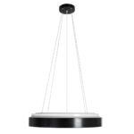 GLOBOSTAR® BARCHETTA 61047 Μοντέρνο Κρεμαστό Φωτιστικό Οροφής LED 72W 8306lm 120° AC 220-240V IP20 Ρυθμιζόμενο Λευκό CCT με Χειριστήριο από 2700K έως 6000K Dimmable - Lumileds SMD Chip - Μαύρο & Χρυσό Ματ - Μ48 x Π48 x Υ8.2cm - 3 Χρόνια Εγγύηση - Image 5