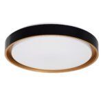 GLOBOSTAR® BARCHETTA 61047 Μοντέρνο Κρεμαστό Φωτιστικό Οροφής LED 72W 8306lm 120° AC 220-240V IP20 Ρυθμιζόμενο Λευκό CCT με Χειριστήριο από 2700K έως 6000K Dimmable - Lumileds SMD Chip - Μαύρο & Χρυσό Ματ - Μ48 x Π48 x Υ8.2cm - 3 Χρόνια Εγγύηση - Image 8