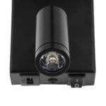 GLOBOSTAR® ROULETTE-R 61379 Μοντέρνο Φωτιστικό Τοίχου - Απλίκα Ξενοδοχείου Reading Light με Φορτιστή USB 3A & Ντουί 1 x E27 LED 3W 360lm 36° & 360° AC 220-240V IP20 Φυσικό Λευκό 4500K - Bridgelux COB Chip & TÜV SÜD Driver - Μαύρο & Μπεζ - Μ22 x Π23.5 x Υ37cm - Σετ 2 Τεμαχίων - 3 Χρόνια Εγγύηση - Image 7