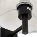 GLOBOSTAR® ROULETTE-R 61379 Μοντέρνο Φωτιστικό Τοίχου - Απλίκα Ξενοδοχείου Reading Light με Φορτιστή USB 3A & Ντουί 1 x E27 LED 3W 360lm 36° & 360° AC 220-240V IP20 Φυσικό Λευκό 4500K - Bridgelux COB Chip & TÜV SÜD Driver - Μαύρο & Μπεζ - Μ22 x Π23.5 x Υ37cm - Σετ 2 Τεμαχίων - 3 Χρόνια Εγγύηση - Image 8