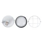 GLOBOSTAR® BOATLIGHT 61585 Vintage Φωτιστικό Καραβοχελώνα Τοίχου & Οροφής με Ντουί 1 x E27 AC 220-240V Αδιάβροχο IP65 - Λευκό Ματ - Μ17.5 x Π17.5 x Υ9cm - Image 8