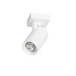 kelvo® SPOTA KLV-101-0135 Κινούμενο Φωτιστικό Σποτ Οροφής για Λάμπα MR16 με Ντουί GU10 AC 220-240V IP20 - Λευκό Ματ - Μ7 x Π6 x Υ14cm - Image 3