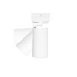 kelvo® SPOTA KLV-101-0135 Κινούμενο Φωτιστικό Σποτ Οροφής για Λάμπα MR16 με Ντουί GU10 AC 220-240V IP20 - Λευκό Ματ - Μ7 x Π6 x Υ14cm - Image 4