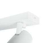 kelvo® SPOTA KLV-101-0137 Κινούμενο Φωτιστικό Σποτ Οροφής για 2 Λάμπες MR16 με Ντουί GU10 AC 220-240V IP20 - Λευκό Ματ - Μ30 x Π6 x Υ14.5cm - Image 10