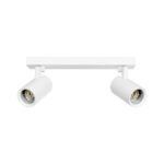 kelvo® SPOTA KLV-101-0137 Κινούμενο Φωτιστικό Σποτ Οροφής για 2 Λάμπες MR16 με Ντουί GU10 AC 220-240V IP20 - Λευκό Ματ - Μ30 x Π6 x Υ14.5cm - Image 4