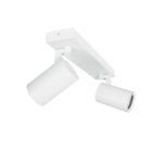 kelvo® SPOTA KLV-101-0137 Κινούμενο Φωτιστικό Σποτ Οροφής για 2 Λάμπες MR16 με Ντουί GU10 AC 220-240V IP20 - Λευκό Ματ - Μ30 x Π6 x Υ14.5cm - Image 9