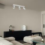 kelvo® SPOTA KLV-101-0139 Κινούμενο Φωτιστικό Σποτ Οροφής για 3 Λάμπες MR16 με Ντουί GU10 AC 220-240V IP20 - Λευκό Ματ - Μ48 x Π6.2 x Υ14cm - Image 2