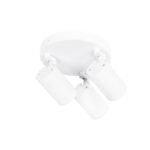 kelvo® SPOTA KLV-101-0145 Κινούμενο Φωτιστικό Σποτ Οροφής για 3 Λάμπες MR16 με Ντουί GU10 AC 220-240V IP20 - Λευκό Ματ - Μ19 x Π19 x Υ14cm - Image 8