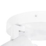 kelvo® SPOTA KLV-101-0145 Κινούμενο Φωτιστικό Σποτ Οροφής για 3 Λάμπες MR16 με Ντουί GU10 AC 220-240V IP20 - Λευκό Ματ - Μ19 x Π19 x Υ14cm - Image 9
