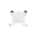 kelvo® SPOTA KLV-101-0147 Κινούμενο Φωτιστικό Σποτ Οροφής για 4 Λάμπες MR16 με Ντουί GU10 AC 220-240V IP20 - Λευκό Ματ - Μ26 x Π26 x Υ14cm - Image 5