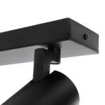 kelvo® SPOTA KLV-101-0140 Κινούμενο Φωτιστικό Σποτ Οροφής για 4 Λάμπες MR16 με Ντουί GU10 AC 220-240V IP20 - Μαύρο Ματ - Μ64 x Π6 x Υ14cm - Image 10