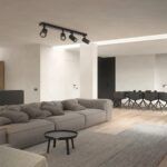 kelvo® SPOTA KLV-101-0140 Κινούμενο Φωτιστικό Σποτ Οροφής για 4 Λάμπες MR16 με Ντουί GU10 AC 220-240V IP20 - Μαύρο Ματ - Μ64 x Π6 x Υ14cm - Image 2