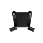 kelvo® SPOTA KLV-101-0146 Κινούμενο Φωτιστικό Σποτ Οροφής για 4 Λάμπες MR16 με Ντουί GU10 AC 220-240V IP20 - Μαύρο Ματ - Μ26 x Π26 x Υ14cm - Image 5