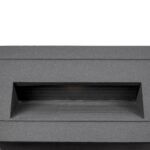 kelvo® STEPART KLV-101-0081 Χωνευτό Φωτιστικό Σκαλοπατιού / Διαδρόμου LED 3W 375lm 45° AC 220-240V Αδιάβροχο IP65 Θερμό Λευκό 2700K - Lumileds SMD Chip & TÜV SÜD Driver - Γκρι Ανθρακί Ματ - Μ10.5 x Π4.5 x Υ6cm / Q9.1 x 4.5cm - 5 Χρόνια Εγγύηση - Image 6