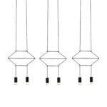 D3015-6 LINE CAVI PENDANT LAMP BLACK 1A4