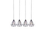 SE148-19-4 MILA PENDANT LAMP BLACK METAL+