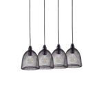 SE 151-20-4 ZOLA PENDANT LAMP BLACK MAT+