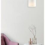 SE21-BR-10-SH1  MAGNUM BRONZE White Shade Pendant+