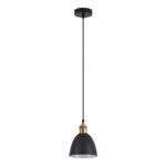 SE21-BR-10-MS2 MAGNUM BRONZE Black Metal Shade Pendant+