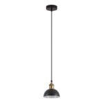 SE21-BR-10-MS3 MAGNUM BRONZE  Black Metal Shade Pendant+