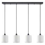 SE21-BL-B10-4BL-SH1 ADEPT PENDANT White Shade Pendant+