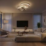 kelvo® DIAMOND KLV-101-0226 Φωτιστικό Οροφής LED 100W 10000lm 360° AC 220-240V IP20 Ρυθμιζόμενο Λευκό CCT με Χειριστήριο από 2700K έως 6000K Dimmable - Lumileds SMD Chip - Μαύρο Ματ - Μ80 x Π50 x Υ20cm - 3 Χρόνια Εγγύηση