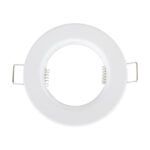 GLOBOSTAR® DELTA 77807 Χωνευτή Βάση για Σποτ MR16 με Ντουί GU10/GU5.3 IP20 - Λευκό - Μ8.3 x Π8.3 x Υ3.1cm / Q6cm - Image 3