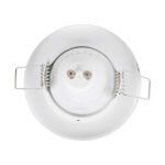 GLOBOSTAR® DELTA 77807 Χωνευτή Βάση για Σποτ MR16 με Ντουί GU10/GU5.3 IP20 - Λευκό - Μ8.3 x Π8.3 x Υ3.1cm / Q6cm - Image 5