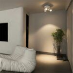 kelvo® SPOTA KLV-101-0145 Κινούμενο Φωτιστικό Σποτ Οροφής για 3 Λάμπες MR16 με Ντουί GU10 AC 220-240V IP20 - Λευκό Ματ - Μ19 x Π19 x Υ14cm