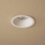 kelvo® DELTA KLV-101-0033 Χωνευτό Φωτιστικό Downlight Σποτ για Λάμπα MR16 με Ντουί GU10 AC 220-240V IP20 - Λευκό Ματ - Μ8.5 x Π8.5 x Υ3.5cm / Q7.5cm