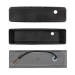 kelvo® STEPART KLV-101-0093 Χωνευτό Φωτιστικό Σκαλοπατιού / Διαδρόμου LED 3W 375lm 45° AC 220-240V Αδιάβροχο IP65 Θερμό Λευκό 2700K - Lumileds SMD Chip & TÜV SÜD Driver - Γκρι Ανθρακί Ματ - Μ6.5 x Π6.5 x Υ21cm / Q5.4 x 18.9cm - 5 Χρόνια Εγγύηση - Image 7